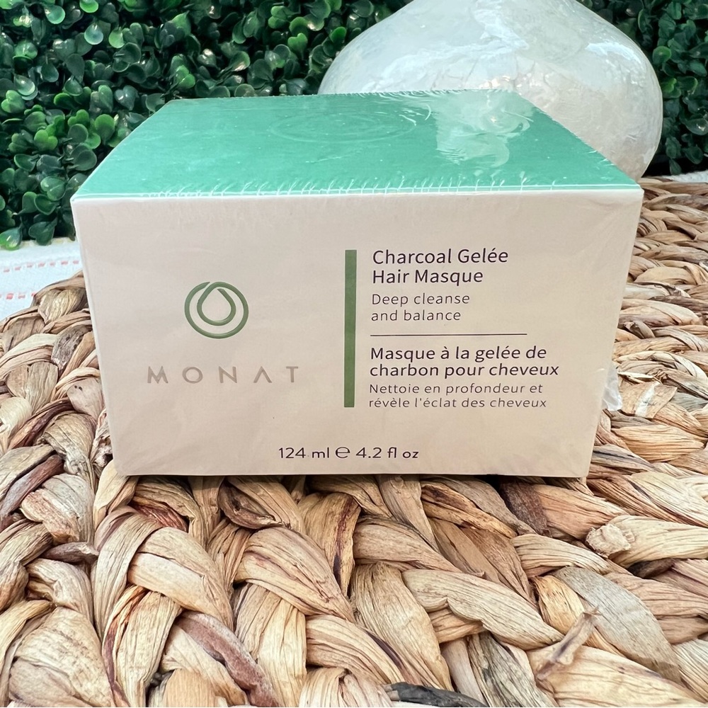 Monat Charcoal Gelée Hair Masque | Hair Mask | NEW | Factory Sealed